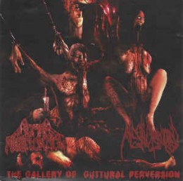 HUMAN MASTICATION / FLESH DISGORGED - The Gallery of Guttural Perversion